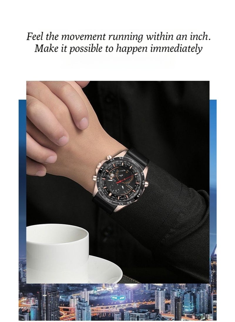 CASSRAY New high-end fully automatic multi-functional watch for handsome men - men's business student night-lit waterproof watch - Image 2
