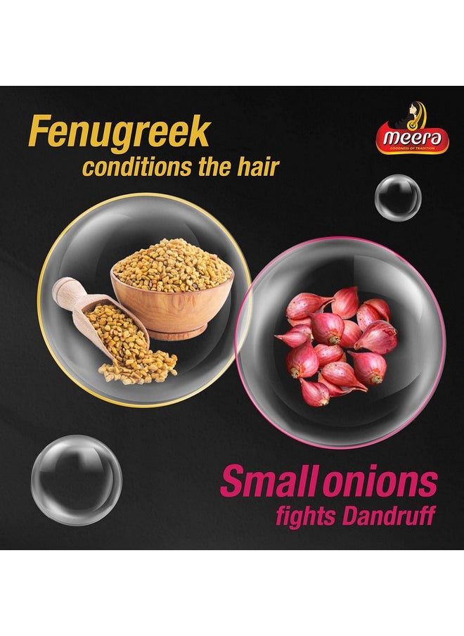 MEERA Anti-Dandruff Shampoo, With Small Onion And Fenugreek, 180 Ml  - Image 2