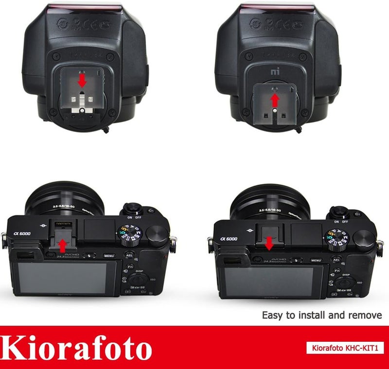 Kiorafoto غطاء واقي متعدد الواجهات MI لحذاء الكاميرا لسوني A7IV III ZV-E10 ZV1 A7C A7SIII A7RIV A6600 A6500 A6400 A6300 A6100 A6000 فلاش HVL-F32M HVL-F45RM ميكروفون ECM-XYST1M ECM-GZ1M ECM-B1M - Image 5