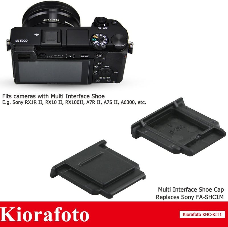 Kiorafoto غطاء واقي متعدد الواجهات MI لحذاء الكاميرا لسوني A7IV III ZV-E10 ZV1 A7C A7SIII A7RIV A6600 A6500 A6400 A6300 A6100 A6000 فلاش HVL-F32M HVL-F45RM ميكروفون ECM-XYST1M ECM-GZ1M ECM-B1M - Image 3