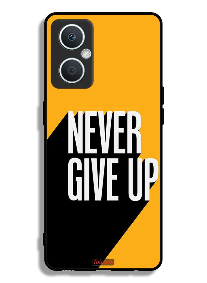 Tolwak Oppo A96 5G (China) Protective Case Cover Never Give Up - Image 2