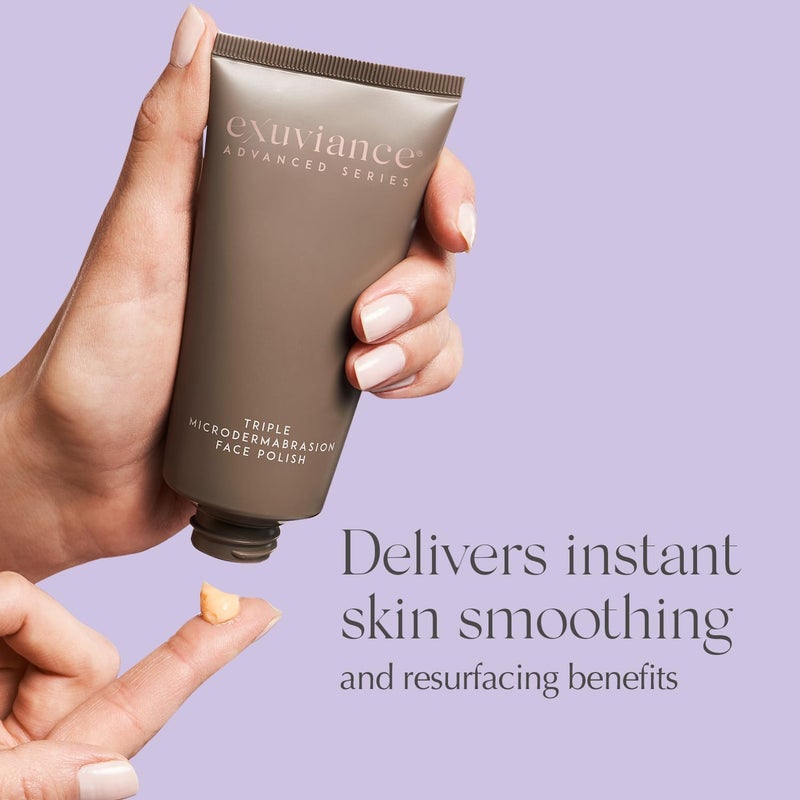 EXUVIANCE Dark Spot Correcting Starter Set (35g Triple Microdermabrasion Face Polish/2 pads Pure Retinol Corecting Peel) - Image 2