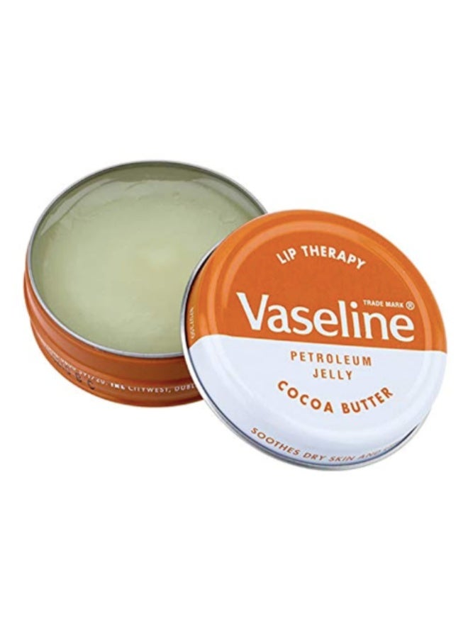 Vaseline Lip Therapy Petroleum Jelly Cocoa Butter 20g - Image 1