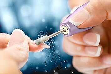 RIO ريو بروفيشونال USB ملف أظافر كهربائي منخفض الاهتزاز EFile مثقاب أظافر للأظافر الأكريليكية والجل الطبيعية 20000 دورة في الدقيقة سرعة قابلة للتعديل مجموعة مانيكير وباديكير هدية مثالية للأمهات والنساء والمبتدئين - Image 4