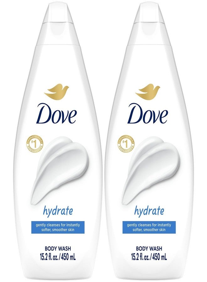 Dove Body Wash, Hydrate 2-Pack - Moisturizing Cleanser for Smooth, Soft Skin, 15.2 Oz Ea - Image 1