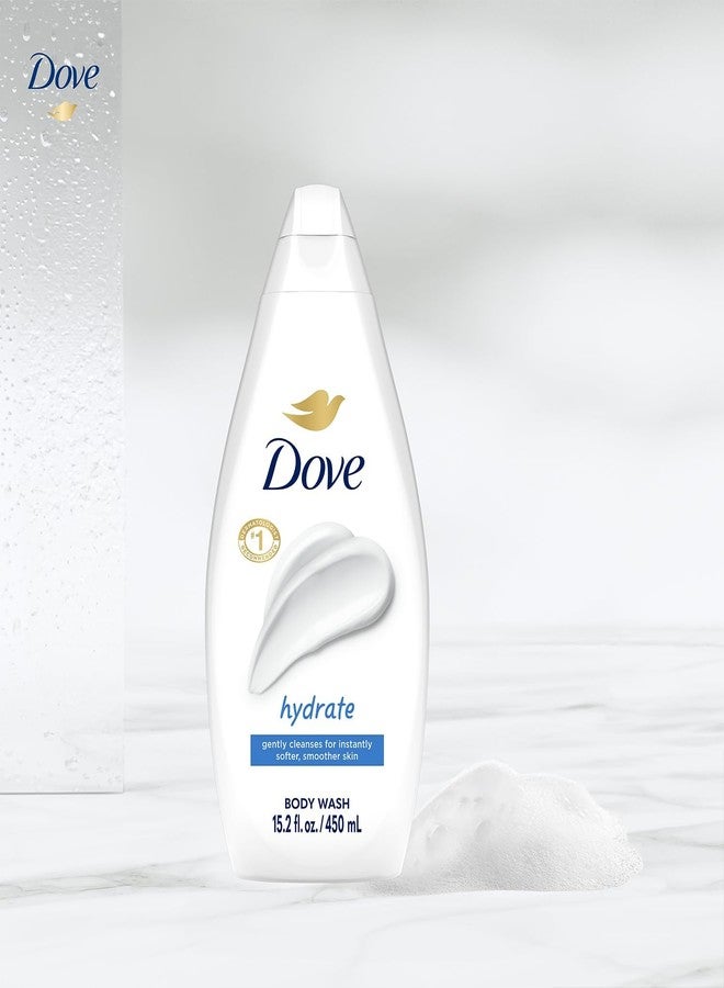 Dove Body Wash, Hydrate 2-Pack - Moisturizing Cleanser for Smooth, Soft Skin, 15.2 Oz Ea - Image 4