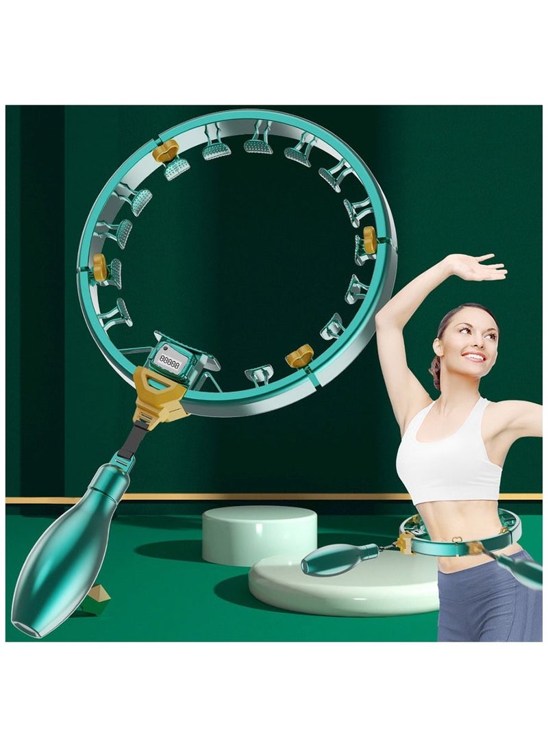 NIBEMINENT Adult Hula Hoop Yoga Exercise Fitness Band Counter Adjustable Size  - Image 1