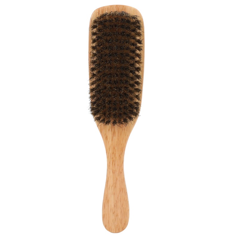 Double Sided Men Beard Brush Large Size Facial Hair Cleaning Ergonomics Modeling Brush for Home Salon - Image 2