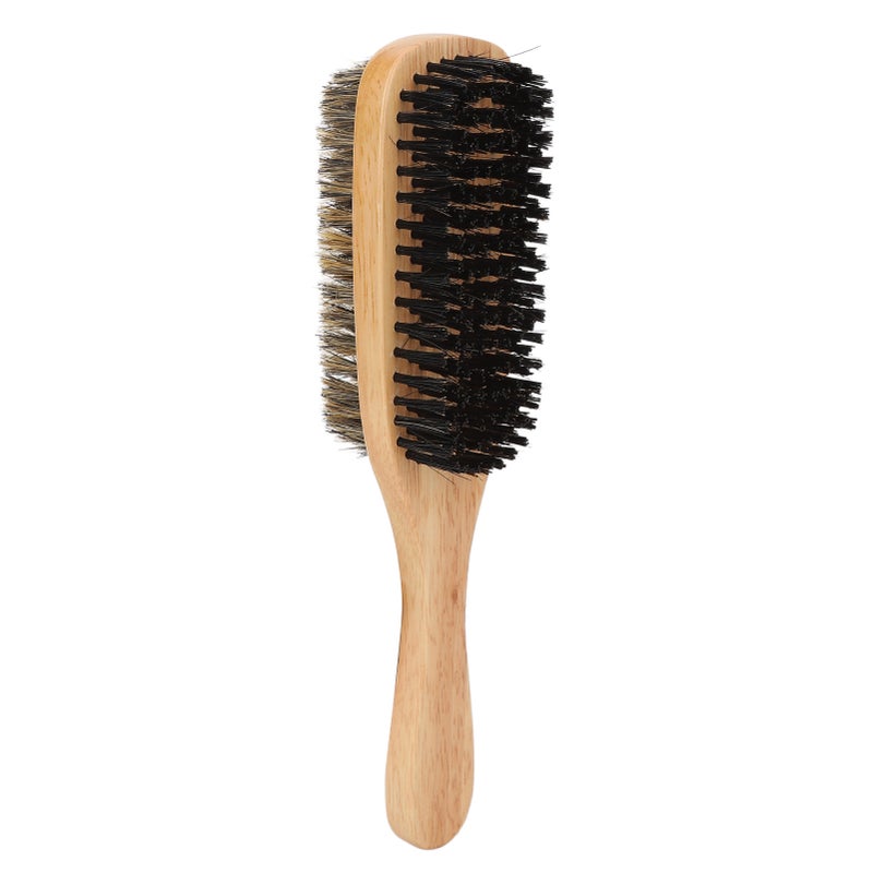 Double Sided Men Beard Brush Large Size Facial Hair Cleaning Ergonomics Modeling Brush for Home Salon - Image 3