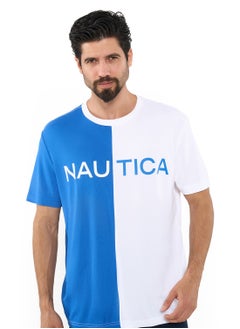 NAUTICA Color Blocked Relaxed Dry-fit Crew Neck T-shirt  - Image 5