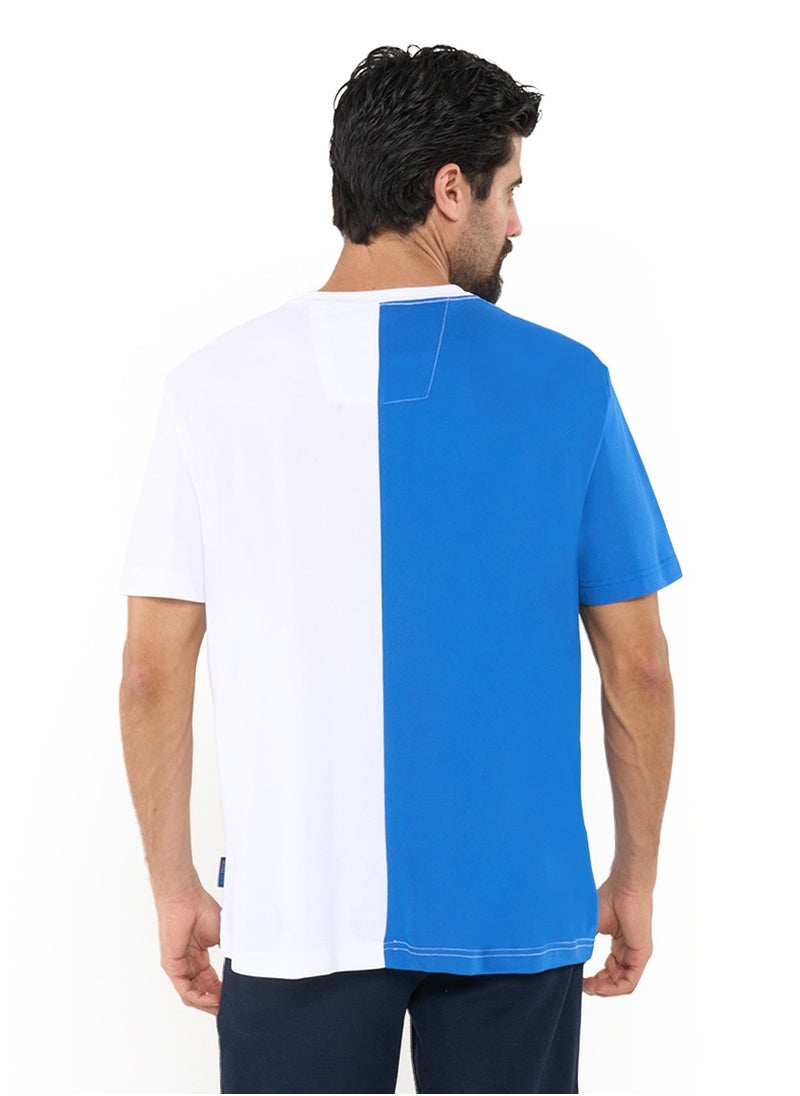 NAUTICA Color Blocked Relaxed Dry-fit Crew Neck T-shirt  - Image 3