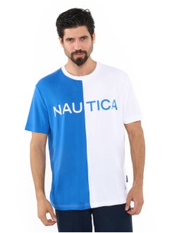 NAUTICA Color Blocked Relaxed Dry-fit Crew Neck T-shirt  - Image 1