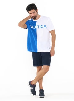 NAUTICA Color Blocked Relaxed Dry-fit Crew Neck T-shirt  - Image 4
