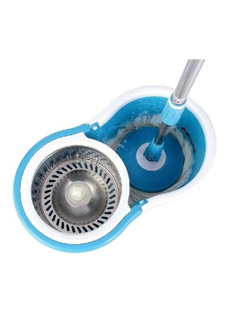 Generic - 360° Rotating Stainless Steel Mop With Bucket Dual Mop Heads Use Squeeze Rotating Mop To Quickly Dispensing Rag Floor Mop And Washing Floor Mop - Image 1
