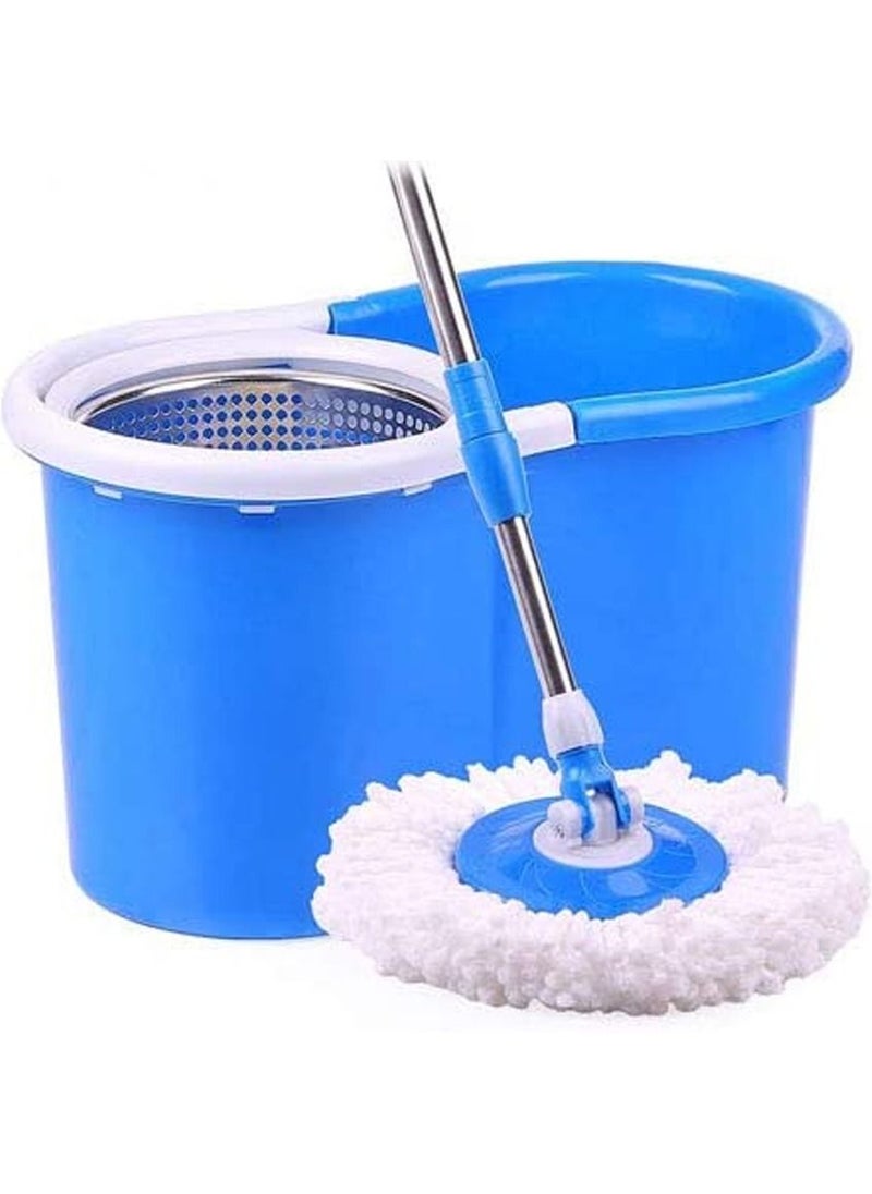 Generic - 360° Rotating Stainless Steel Mop With Bucket Dual Mop Heads Use Squeeze Rotating Mop To Quickly Dispensing Rag Floor Mop And Washing Floor Mop - Image 1