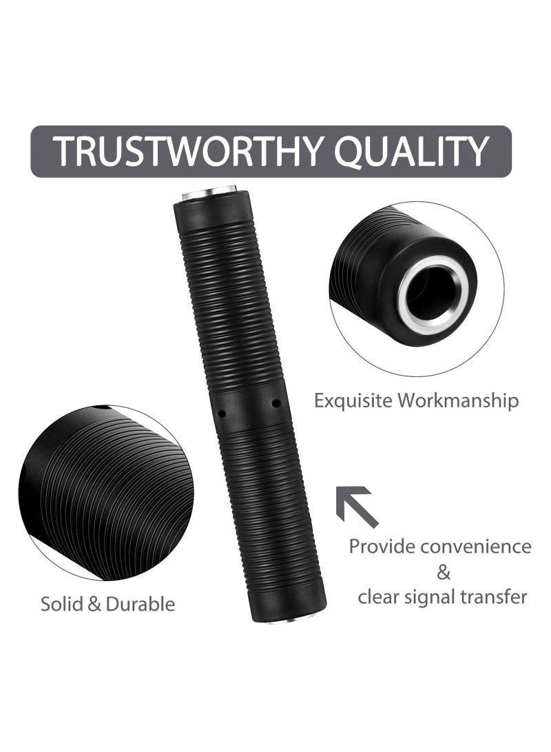 3-Pack 1/4 Inch TRS/TS Female to Female Audio Coupler, 6.35mm Stereo and Mono Jack Adapter Joiner, Extension Connector for Amplifiers, Speakers, and Guitars - Image 5