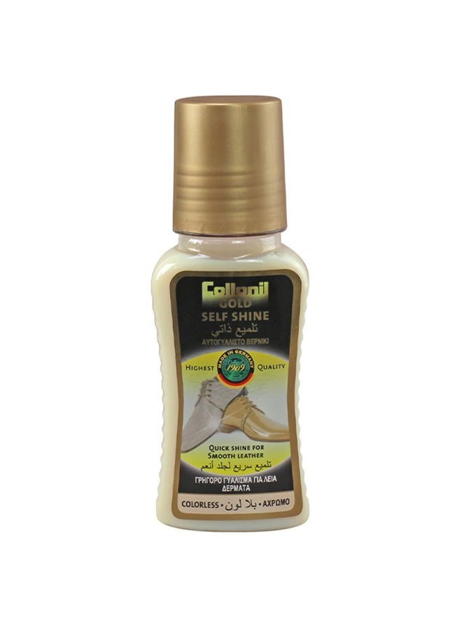 Collonil Leather Shoe Polish Self Shine neutral 4.22 Fl Oz – Shoe cream to bring back the shine of smooth leather shoes, Quick & Easy to use, Made in Germany, Neutral, One size - Image 1