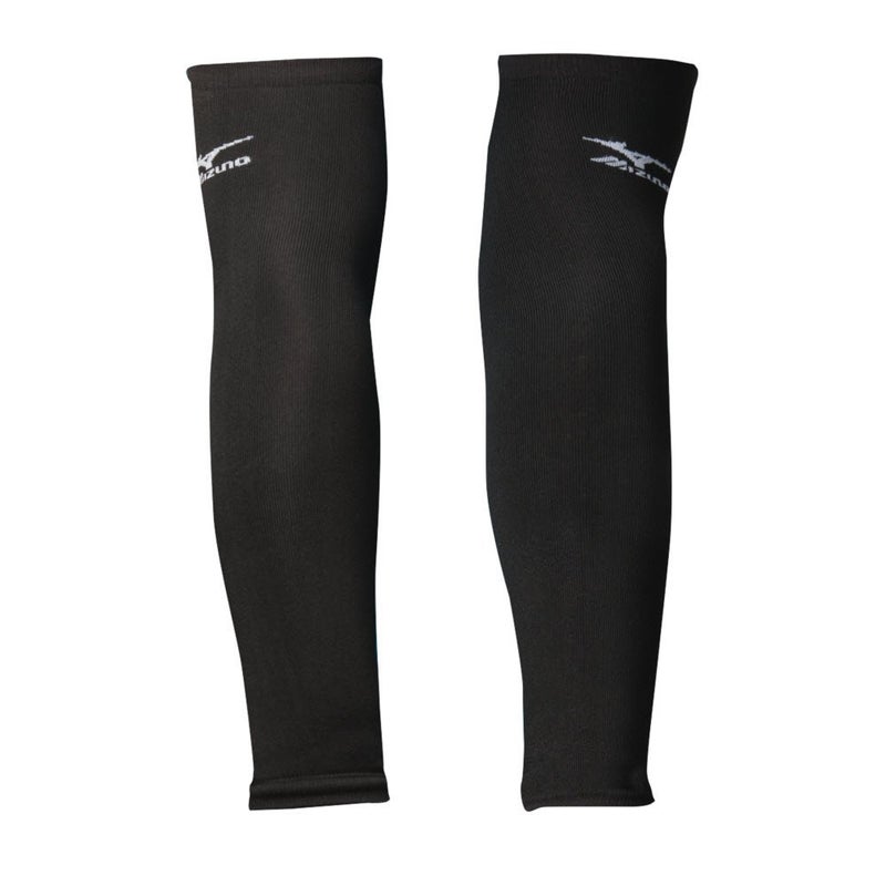 Mizuno Arm Sleeves, Black, OSFM - Image 1