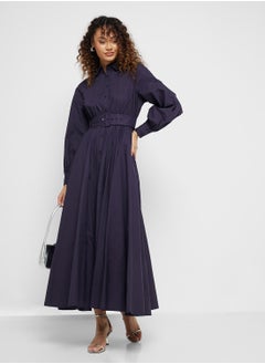 Ted Baker Button Down Belt Detail Dress  - Image 1
