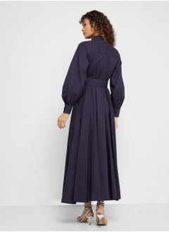 Ted Baker Button Down Belt Detail Dress  - Image 2
