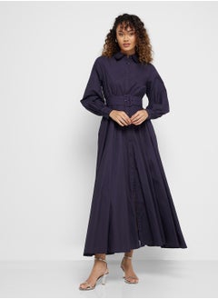 Ted Baker Button Down Belt Detail Dress  - Image 4