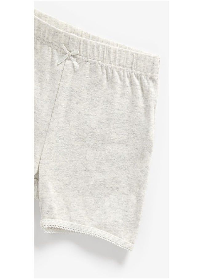 mothercare - Pink and Grey Shorts 2 Pack - Image 1