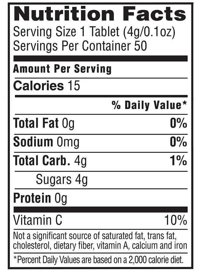 Relion Glucose Tablets - Orange Flavor - 50 Counts - Image 3