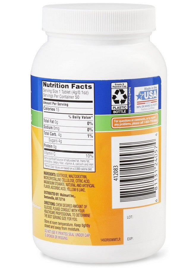 Relion Glucose Tablets - Orange Flavor - 50 Counts - Image 4