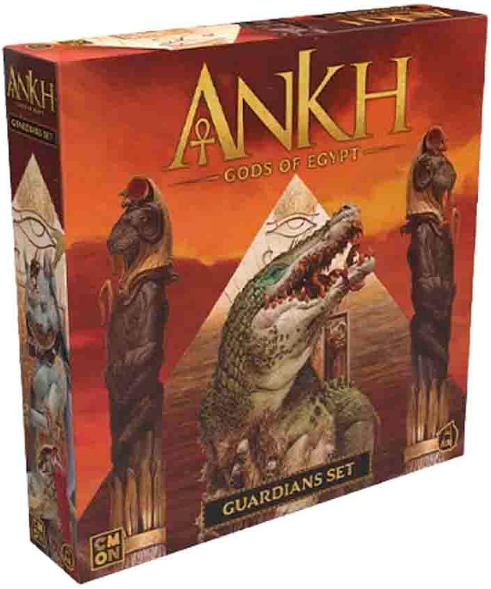 Asmodee Ankh Gods of Egypt Board Game Guardians EXPANSION - Harness Divine Allies with Unique Abilities, Strategy Game for Kids and Adults, Ages 14+, 2-5 Players, 90 Minute Playtime, Made by CMON - Image 1