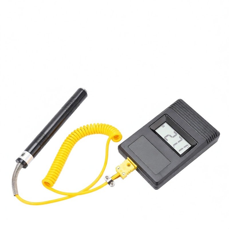 Digital Thermometer: 1.8-Inch Large LCD Display - Fast-Response K-Type Sensor Industrial Thermometer for Industrial Temperature Measurement, Gas Liquid Semi-Solid Testing - Image 5