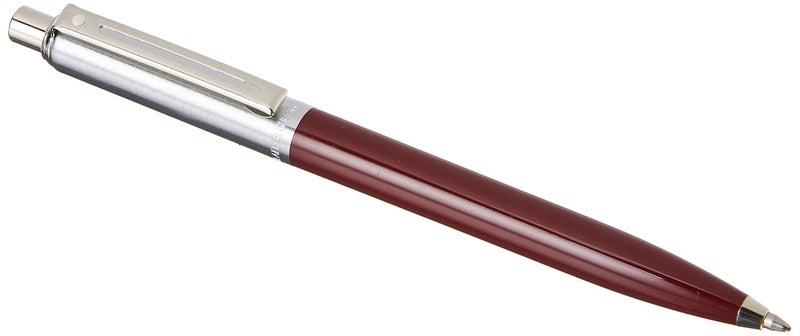 Sheaffer Sentinel Burgundy Ballpoint Pen with Chrome Trim - Image 5