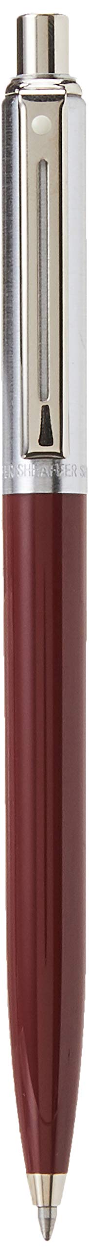Sheaffer Sentinel Burgundy Ballpoint Pen with Chrome Trim - Image 2