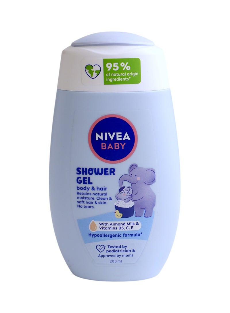Nivea Baby Shower Gel Body & Hair 200ml