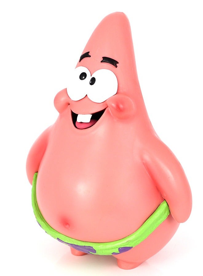 SpongeBob Patrick Star Action Figure, Patrick Star Figure Ornaments, SpongeBob Series Model Figure Statue, Excellent PVC Model Toys, for Desktop Decorations/Collectibles, 11.5*15.5cm - Image 4