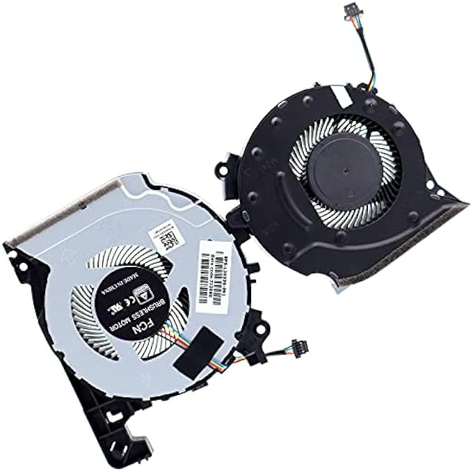 NA DEAL4GO CPU COOLING FAN L20335-001 W/GPU COOLER FAN L20334-001 SET FOR HP 15-CX 15T-CX 15-CX0068TX 15-CX0058WM TPN-C133 - Image 2