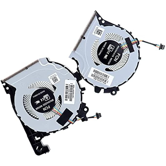 NA DEAL4GO CPU COOLING FAN L20335-001 W/GPU COOLER FAN L20334-001 SET FOR HP 15-CX 15T-CX 15-CX0068TX 15-CX0058WM TPN-C133 - Image 3
