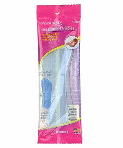 Assured Womens Gel Comfort Insoles Clear Blue 1 Pack - Image 2