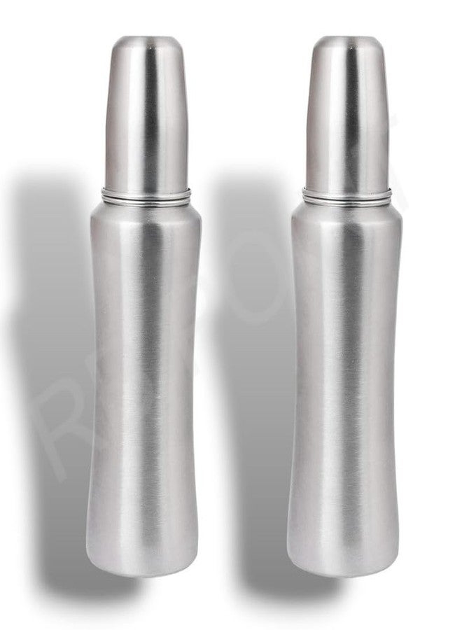 RB POINT Travel-Friendly Feeding Stainless Steel Bottles for Infant Comfort Feeding Bottle for Milk and Baby Drinks Zero Percent Plastic - Image 1