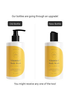 ARATA Arata 1% Vitamin C Daily Glow Body Wash For Soft & Even Toned Skin | Helps to Reduce Fades Dark Spots & Pigmentation | Long Lasting Fragrance | No Parabens No Sulfates | 300ML  - Image 2