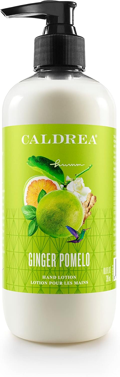 Caldrea Hand Lotion For Dry Hands Made with Shea Butter Aloe Vera and Glycerin and Other Thoughtfully Chosen Ingredients Ginger Pomelo Scent 108 oz
