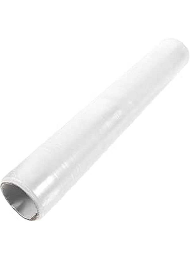 1 Roll Cling Wrap Slide Cutter Food Plastic Wrap Stretchy Design Single Use For Food Preservation And Packaging - Image 1