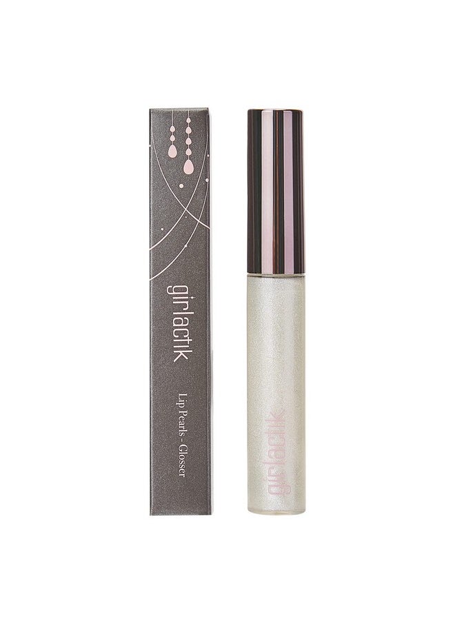 girlactik Girlactik Lip Pearls Glosser - Lustrous (Clear/Iridescent Rainbow Sparkle) - 7 g / .24 oz  - Image 4