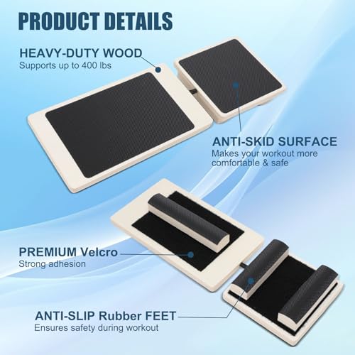 ZEMBSOYA Ankle Balance Board Single Leg Wood Anti Slip Foot Strengthener Trainer for Sprained Ankle Plantar Fasciitis Posture Correcting - Image 2