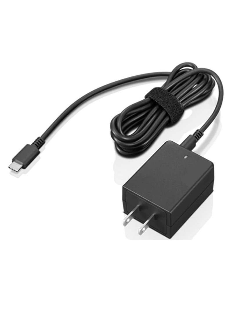 Terabyte محول فائق الحمل 45 واط USB-C، شاحن حائط AC لأجهزة اللابتوب والهواتف الذكية والأجهزة اللوحية، ضوء مؤشر، رقم الموديل WAH007، GX20U90488 - Image 1