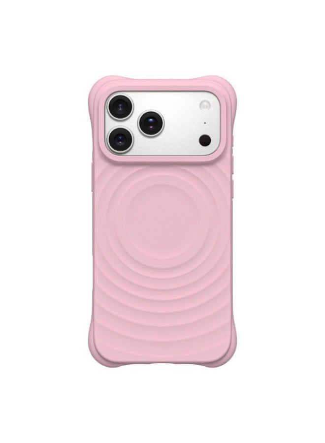 Suitable For Iphone 17 Pro Max Case, Apple 17 New Wave Liquid Silicone Magnetic Anti-fall Protective Cover