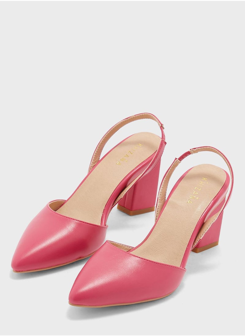 Khizana - Slingback Pointed Pump - Image 1