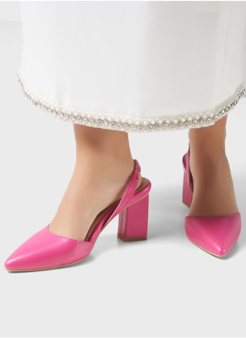Khizana - Slingback Pointed Pump - Image 1