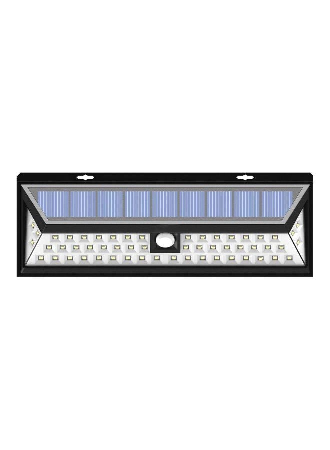 54 LED Security Solar Light White/Black 14x9cm - Image 1