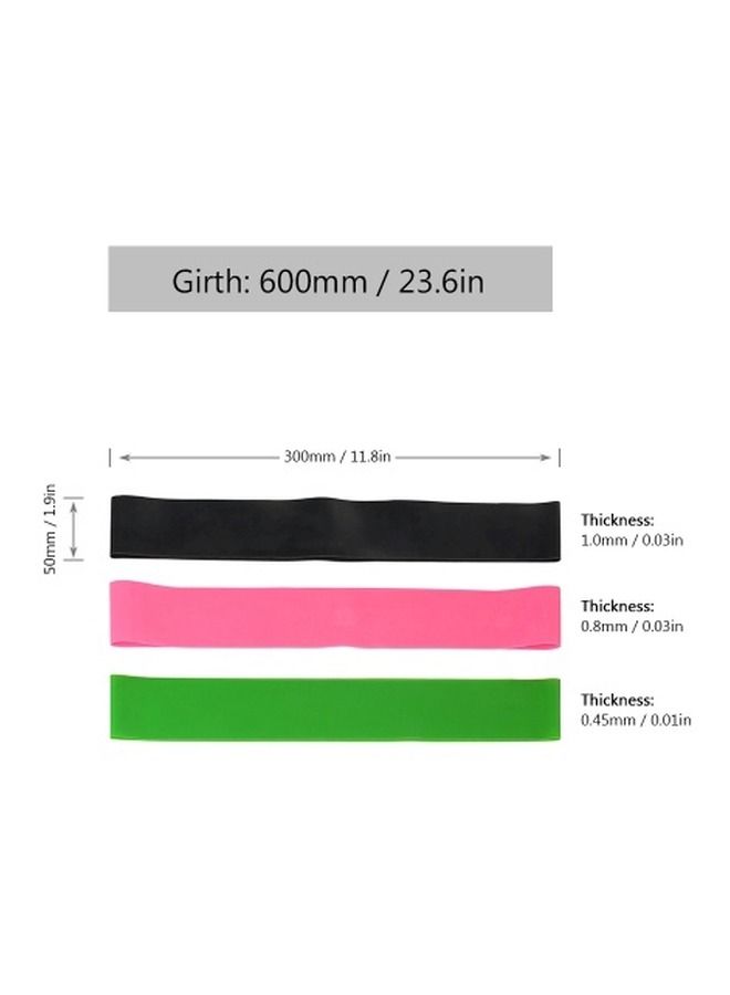 Generic 3-Piece Exercise Resistance Band  - Image 2