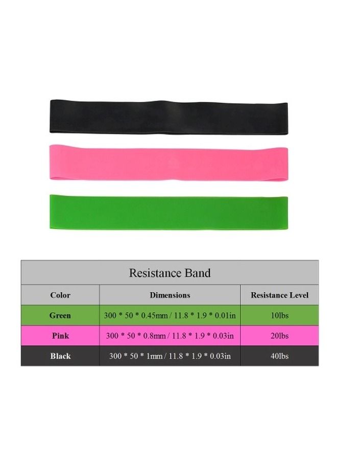 Generic 3-Piece Exercise Resistance Band  - Image 5